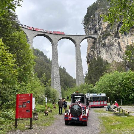 Appartamento Haus Albula Alvaneu Esterno foto